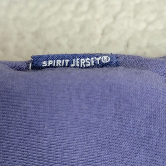 Disney World 50th Anniversary Sz Md Spirit Jersey Sweatshirt Purple Puff Print - Picture 6 of 10